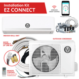 BuckCool EZ Connect 24K BTU Ductless Mini Split Heat Pump Complete System UB1MSHQCW24