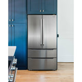 Cosmo 22.5 cu. ft. 4-Door French Door Refrigerator with Pull Handle in Stainless Steel, Counter Depth COS-FDR225RHSS-G