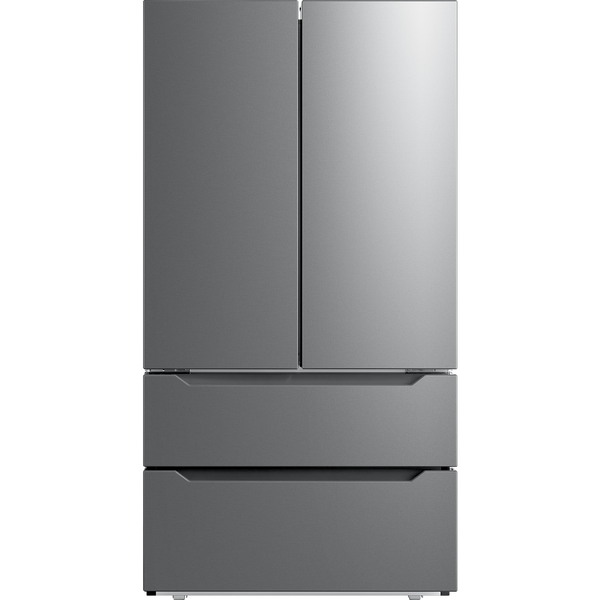 Cosmo 22.5 cu. ft. 4-Door French Door Refrigerator with Recessed Handle in Stainless Steel, Counter Depth  COS-FDR225RHSS