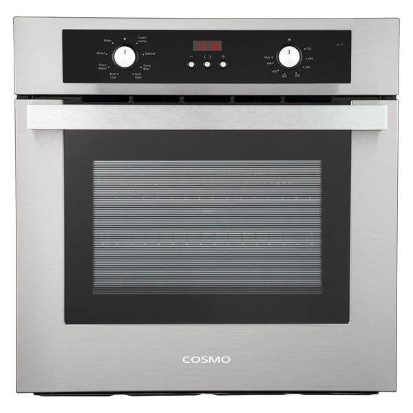 Cosmo 24 Electric Built-In Wall Oven with 2.5 cu. ft. Capacity, 8 Functions & Turbo True European Convection C51EIX