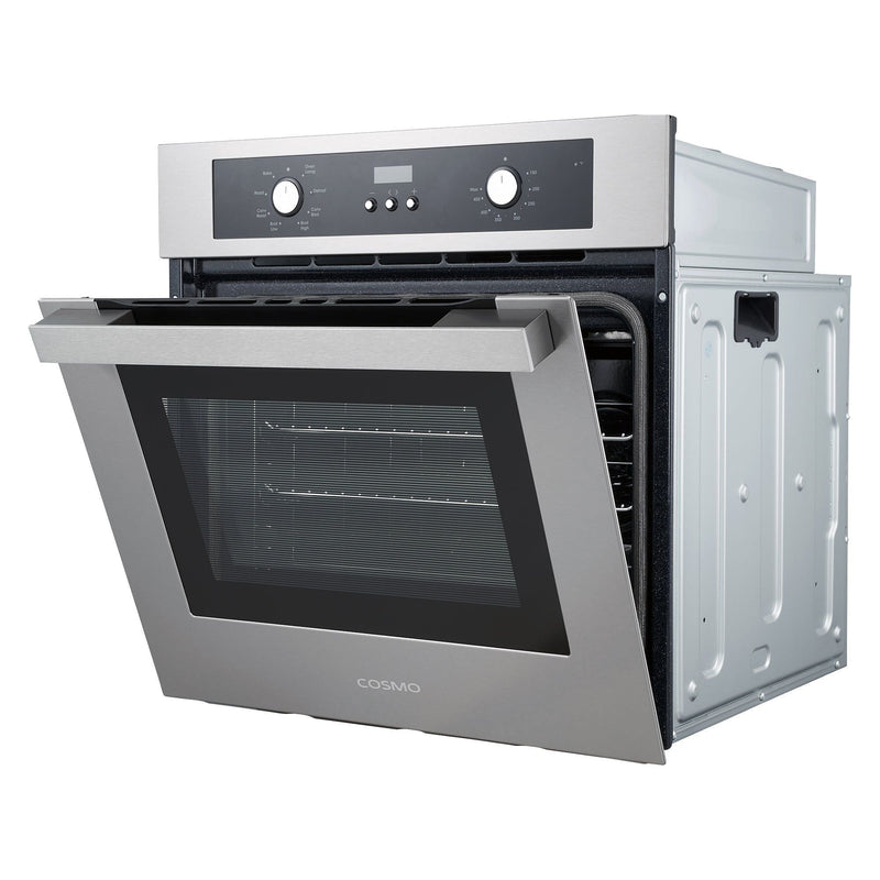 Cosmo 24 Electric Built-In Wall Oven with 2.5 cu. ft. Capacity, 8 Functions & Turbo True European Convection C51EIX