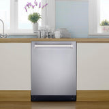 Cosmo 24 Top Control Built-In Tall Tub Dishwasher Fingerprint Resistant, Stainless Steel COS-DIS6502