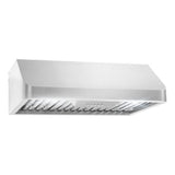 Cosmo 30 Ducted Under Cabinet Range Hood in Stainless Steel with Push Button Controls, LED Lighting and Permanent Filters COS-QB75