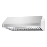 Cosmo 30 Ducted Under Cabinet Range Hood in Stainless Steel with Push Button Controls, LED Lighting and Permanent Filters COS-QB75