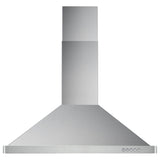 Cosmo 30'' Ductless Wall Mount Range Hood in Stainless Steel with LED Lighting and Carbon Filter Kit for Recirculating  COS-63175-DL