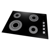 Cosmo 30 Electric Ceramic Glass Cooktop with 4 Burners, Dual Zone Elements, Hot Surface Indicator Light and Control Knobs COS-304ECC