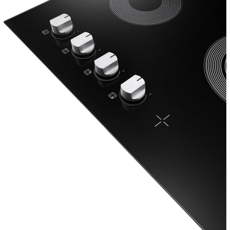 Cosmo 30 Electric Ceramic Glass Cooktop with 4 Burners, Dual Zone Elements, Hot Surface Indicator Light and Control Knobs COS-304ECC