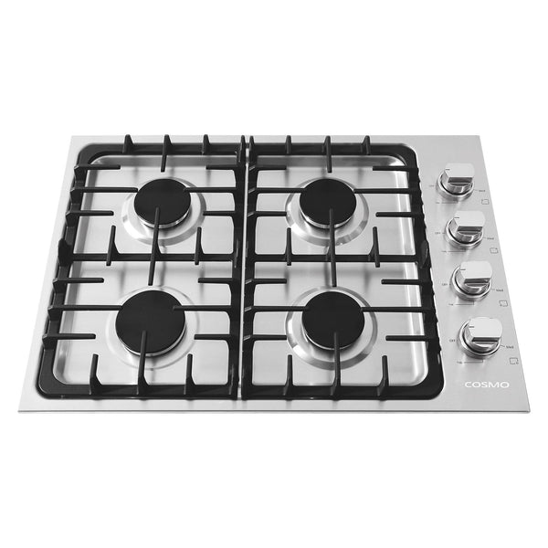 Cosmo 30 Gas Cooktop in Stainless Steel with 4 Italian Made Burners COS-DIC304