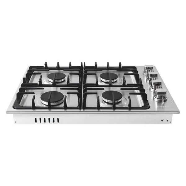 Cosmo 30 Gas Cooktop in Stainless Steel with 4 Italian Made Burners COS-DIC304