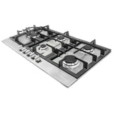 Cosmo 30 Gas Cooktop in Stainless Steel with 5 Sealed Brass Burners 850SLTX-E