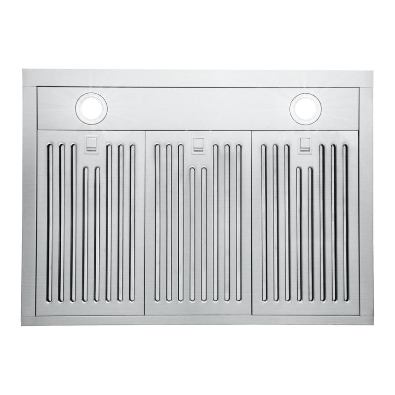 Cosmo 30 Under Cabinet Range Hood with Digital Touch Controls, 3-Speed Fan, LED Lights and Permanent Filters in Stainless Stee COS-KS6U30