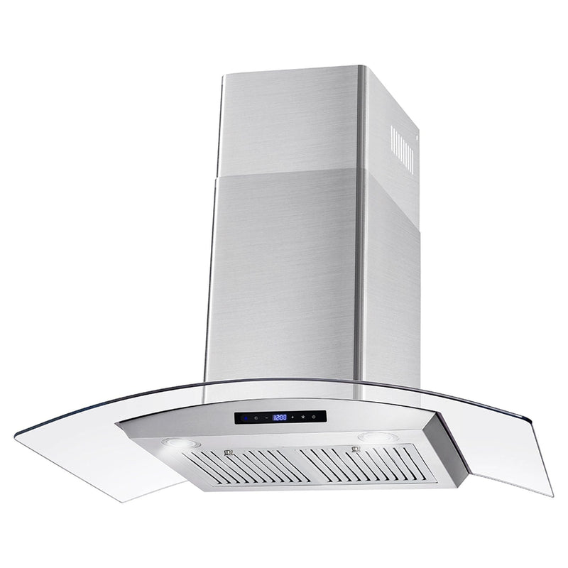 Cosmo 36 Ducted Wall Mount Range Hood in Stainless Steel with Touch Controls, LED Lighting and Permanent Filters  COS-668AS900