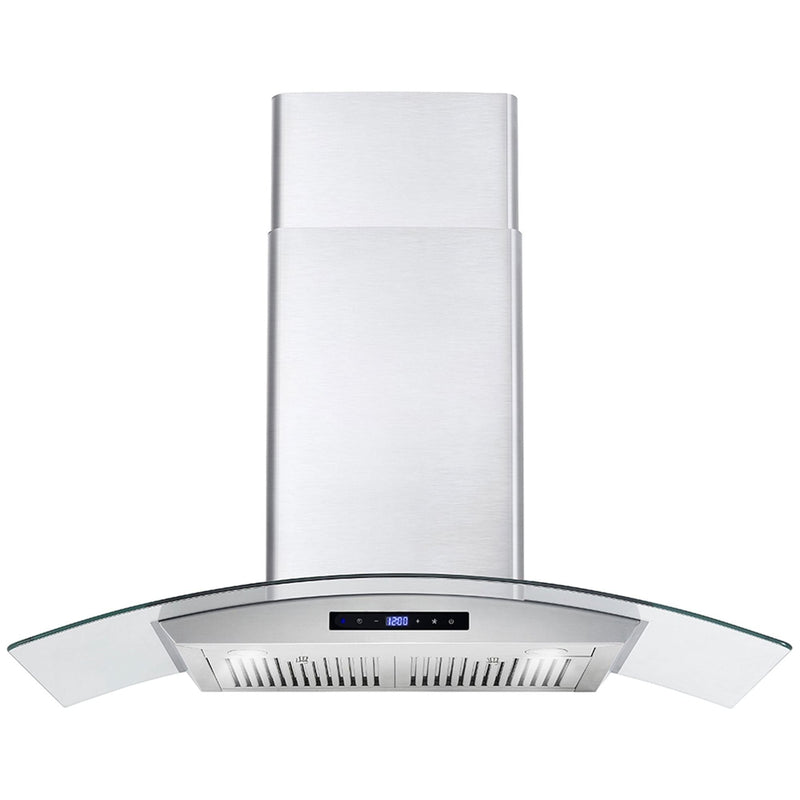 Cosmo 36 Ducted Wall Mount Range Hood in Stainless Steel with Touch Controls, LED Lighting and Permanent Filters  COS-668AS900