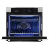 Cosmo 4 Piece, 36 Cooktop 30 Wall Oven 24.4 Microwave & French Door Refrigerator COS-4PKG-260