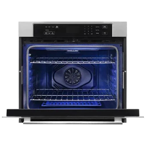 Cosmo 4 Piece, 36 Cooktop 30 Wall Oven 24.4 Microwave & French Door Refrigerator COS-4PKG-260