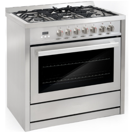 Cosmo 4-Piece, 36 Dual Fuel Range, 36 Range Hood, Dishwasher and Refrigerator COS-4PKG-073