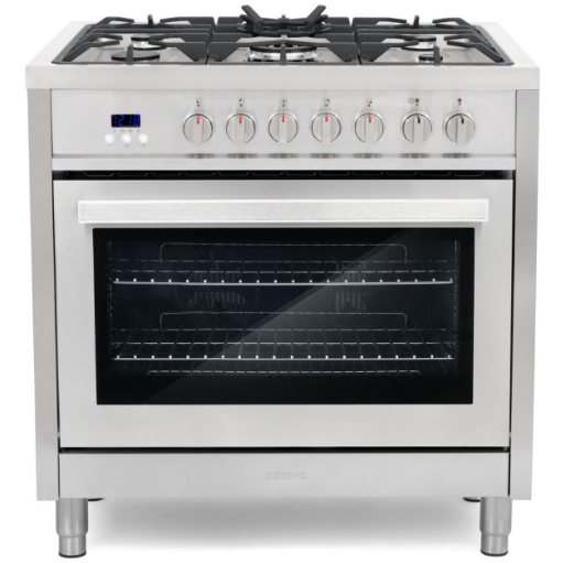 Cosmo 4-Piece, 36 Dual Fuel Range, 36 Range Hood, Dishwasher and Refrigerator COS-4PKG-077