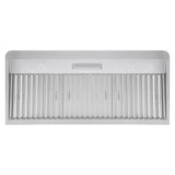 Cosmo 48  Under Cabinet Range Hood with Push Button Controls, Permanent Filters, 3-Speed Fan and LED Lights in Stainless Steel COS-QB48