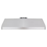 Cosmo 48  Under Cabinet Range Hood with Push Button Controls, Permanent Filters, 3-Speed Fan and LED Lights in Stainless Steel COS-QB48