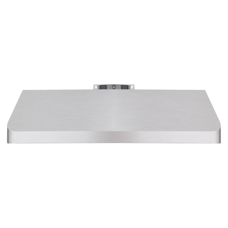 Cosmo 48  Under Cabinet Range Hood with Push Button Controls, Permanent Filters, 3-Speed Fan and LED Lights in Stainless Steel COS-QB48