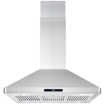 Cosmo 5-Piece Kitchen, 36 Dual Fuel Range and 36 Island Range Hood COS-5PKG-066