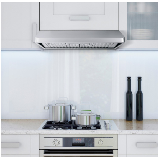 Cosmo 5-Piece Kitchen, 36 Dual Fuel Range and 36 Under Cabinet Range Hood COS-5PKG-015