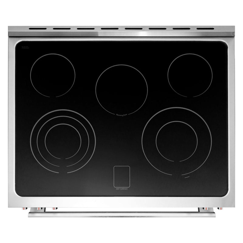 Cosmo Commercial-Style 30'' 5 cu. ft. Single Oven Electric Range with 7 Function Convection Oven in Stainless Steel COS-305AERC