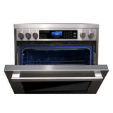 Cosmo Commercial-Style 30'' 5 cu. ft. Single Oven Electric Range with 7 Function Convection Oven in Stainless Steel COS-305AERC