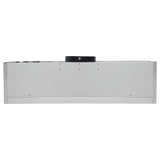 Cosmo QB90 36 in. Under Cabinet Range Hood with Push Button Controls, Permanent Filters, LED Lights, Convertible from Ducted to Ductless (Kit Not Included) in Stainless Steel COS-QB90