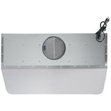 Cosmo QB90 36 in. Under Cabinet Range Hood with Push Button Controls, Permanent Filters, LED Lights, Convertible from Ducted to Ductless (Kit Not Included) in Stainless Steel COS-QB90