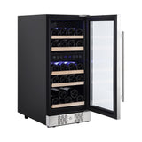 Empava 15 Inch Dual Zone Wine Cooler Wine Fridge WC02D