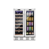 Empava 24 Dual Zone Wine Cooler & Beverage Fridge BR03D