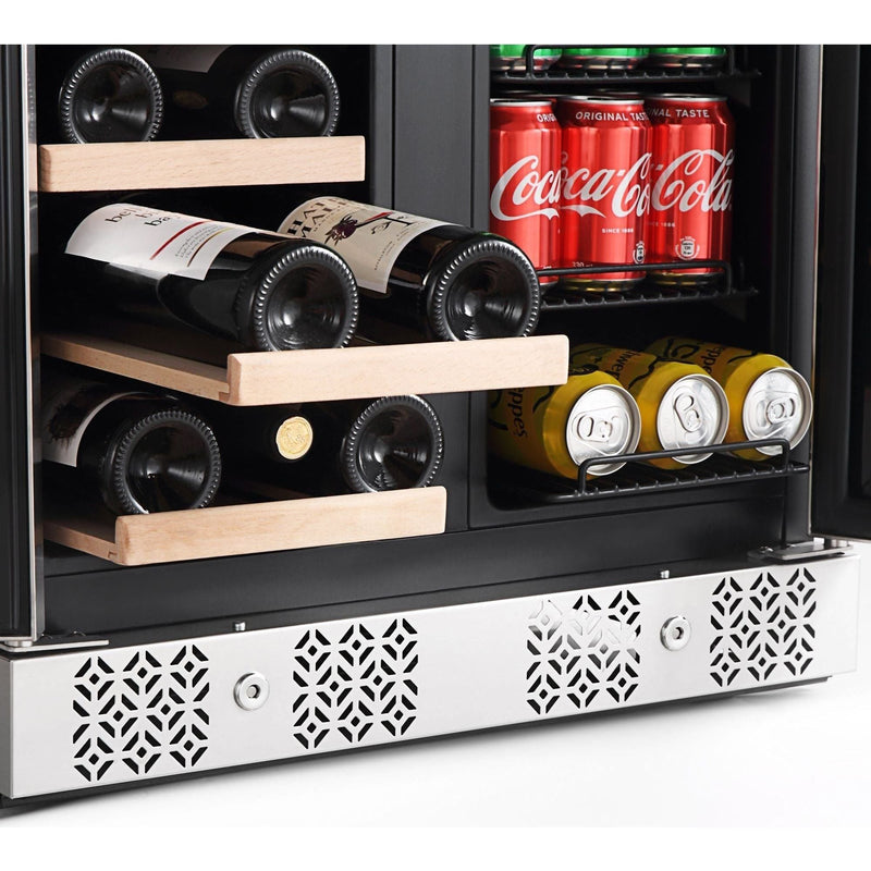 Empava 24 Dual Zone Wine Cooler & Beverage Fridge BR03D