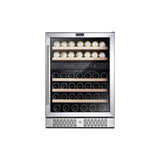 Empava 24 Inch Dual Zone Wine Cooler Beverage Fridge WC04D