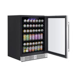 Empava 24 Inch Freestanding & Built-in Beverage Fridge BR02S