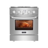 Empava 30 in. Pro-Style Slide-In Single Oven Gas Range 30GR07