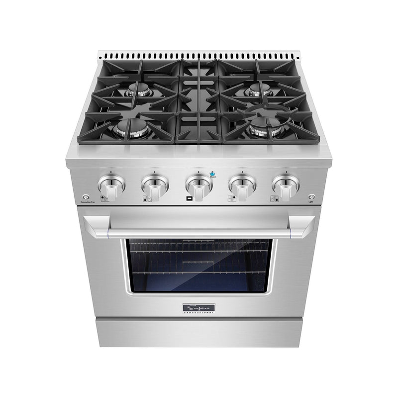 Empava 30 in. Pro-Style Slide-In Single Oven Gas Range 30GR07