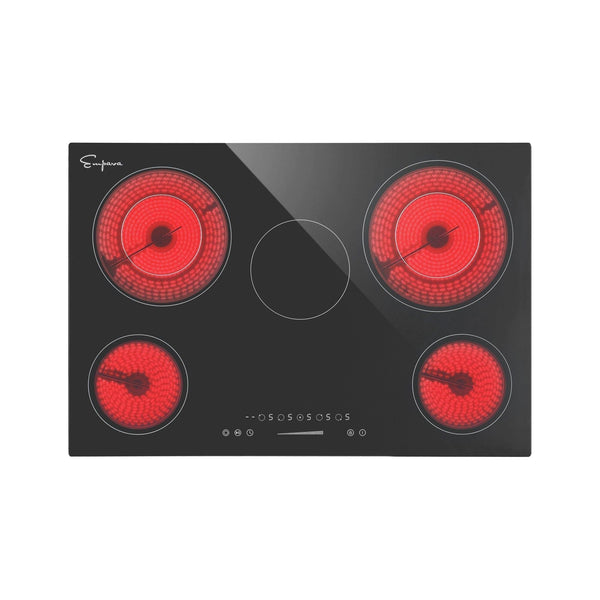 Empava 30 Inch Black Electric Radiant Cooktop 30REC13