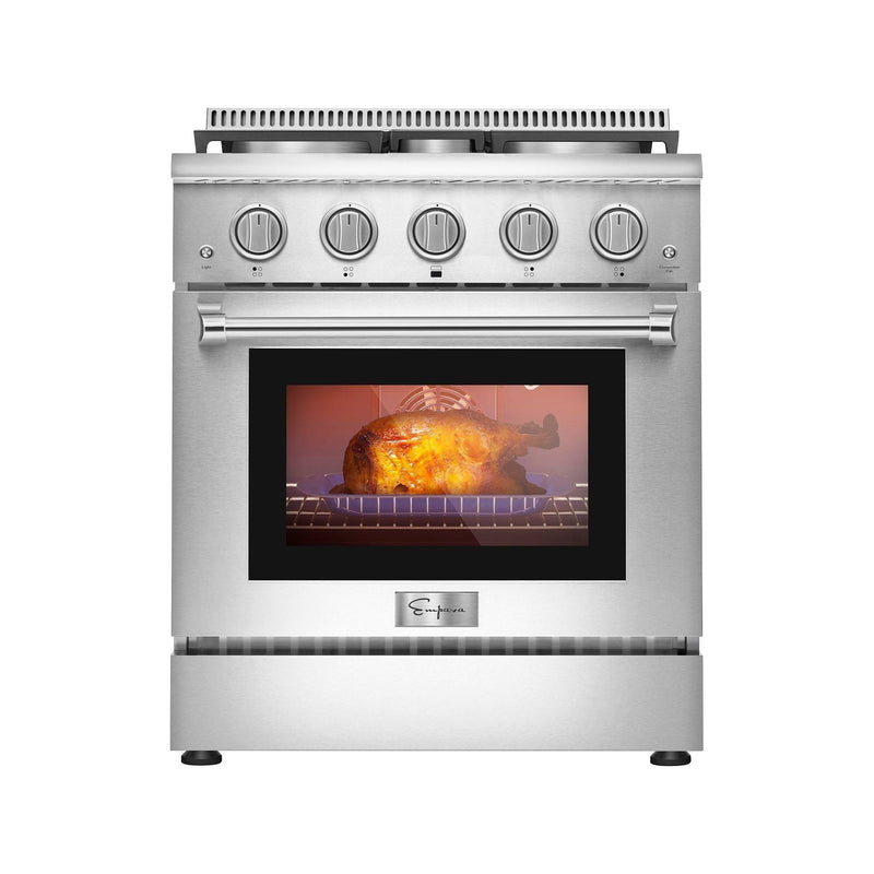 Empava 30 Inch Freestanding Range Gas Cooktop And Oven 30GR03