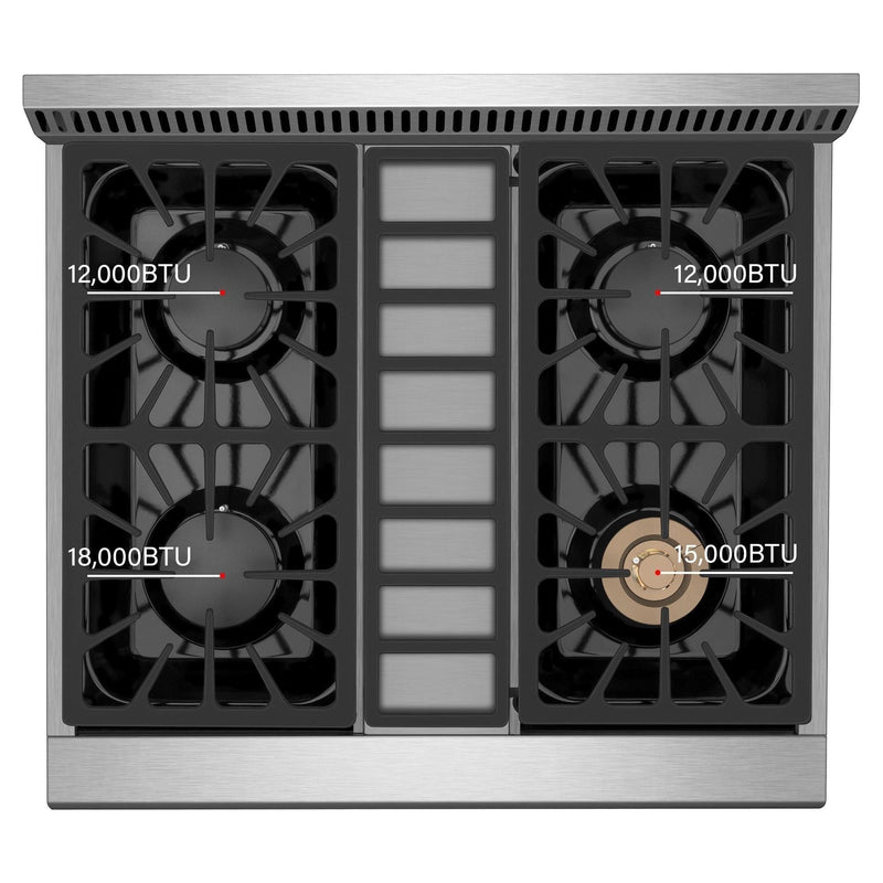 Empava 30 Inch Freestanding Range Gas Cooktop And Oven 30GR03