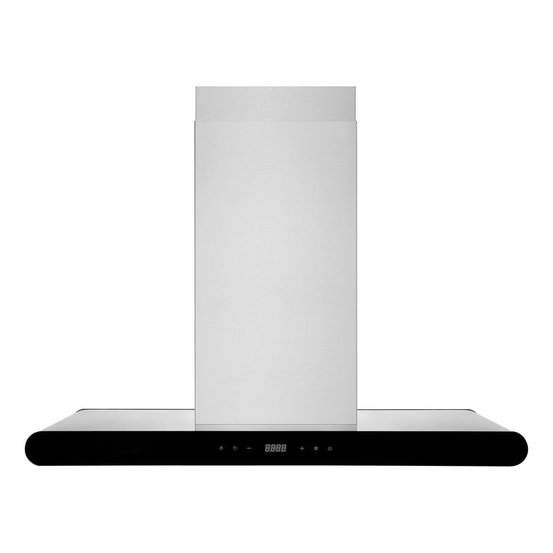 Empava 36 in. 400 CFM Island Wall Mount Ducted Range Hood 36RH10