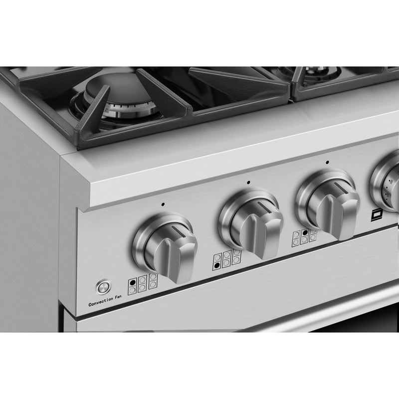 Empava 36 In. Pro-Style Slide-In Single Oven Gas Range 36GR08