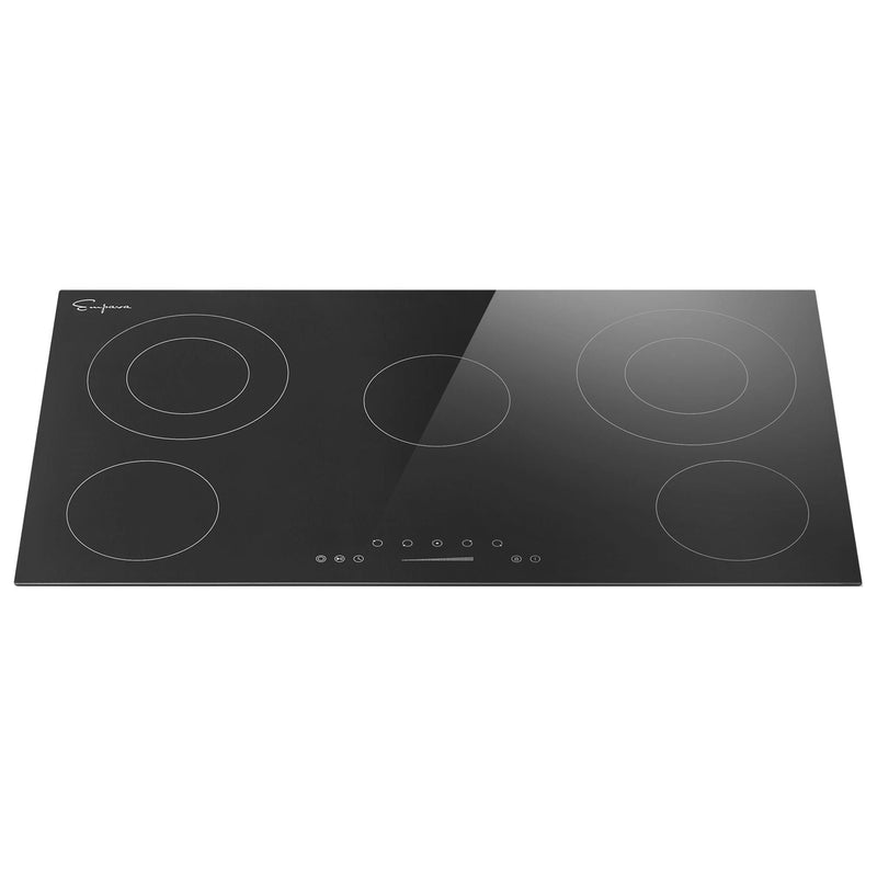 Empava 36 Inch Black Electric Radiant Cooktop 36REC14