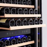 Empava Dual Zone Wine Cooler 70 Tall Wine Fridge WC08D