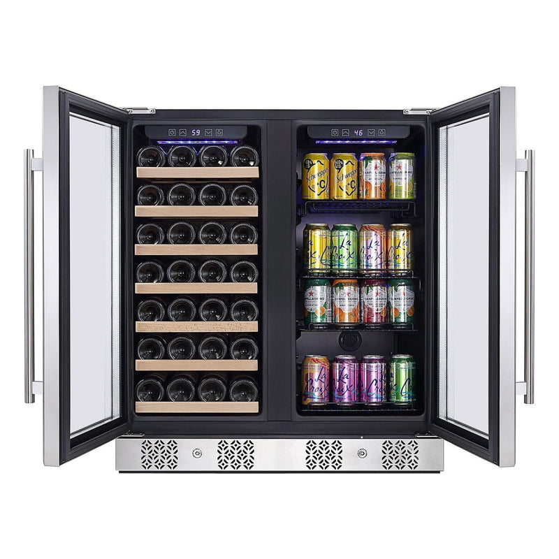 Empava Dual Zone Wine Cooler & Beverage Fridge BR04D