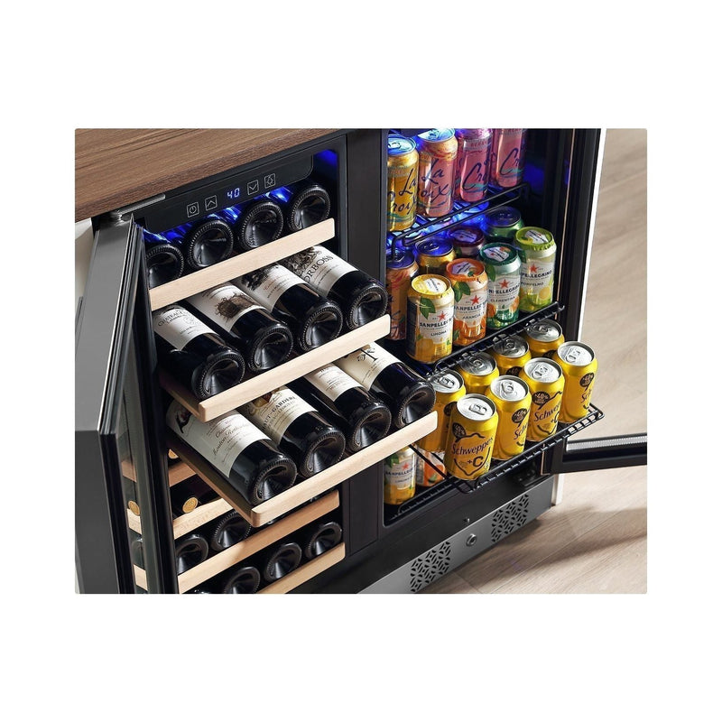 Empava Dual Zone Wine Cooler & Beverage Fridge BR04D