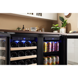 Empava Dual Zone Wine Cooler & Beverage Fridge BR04D