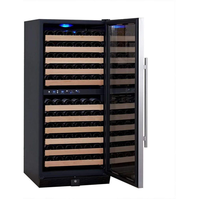 KingsBottle 24 Built-In Upright Dual Zone Wine Fridge