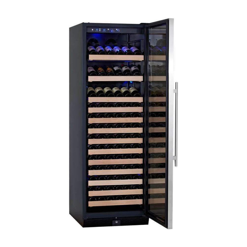 KingsBottle 24 Built-In Wine Cooler Cabinet with Stainless Steel Trim