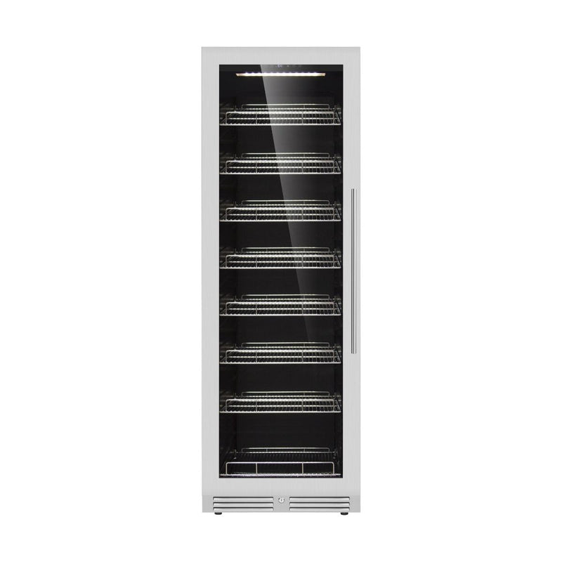 KingsBottle 24 Large Built-in/Freestanding Beverage Refrigerator With Low-E Glass Door